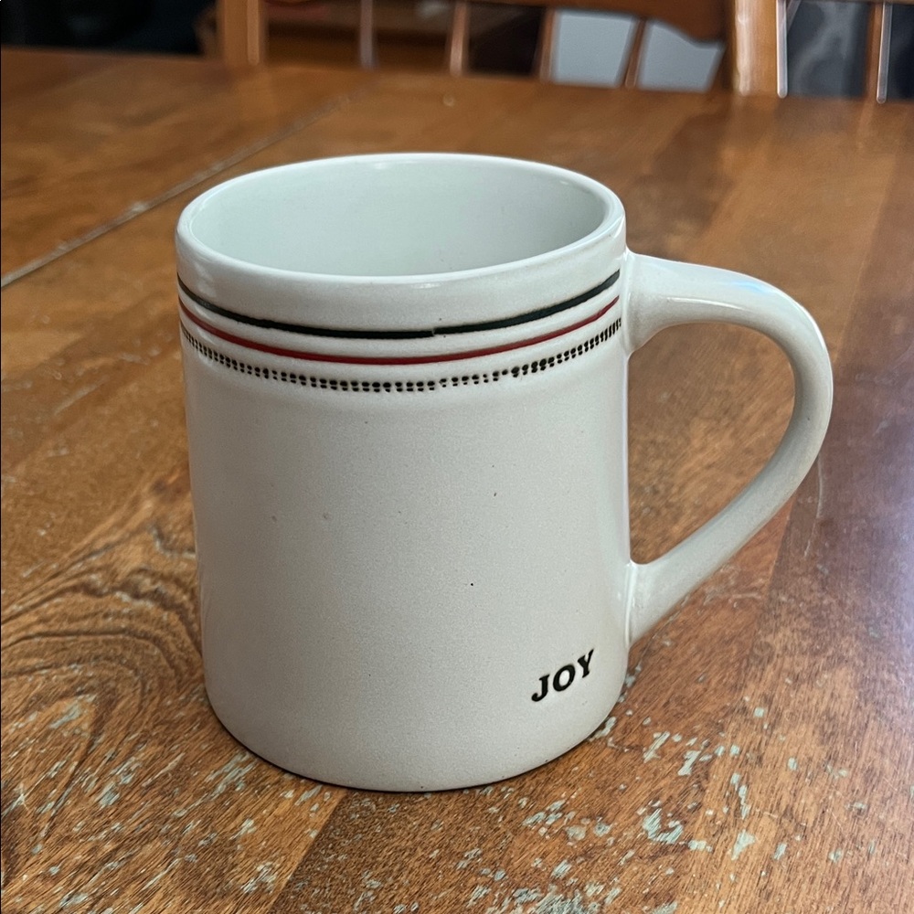 Hearth & hand stoneware mug joy holiday